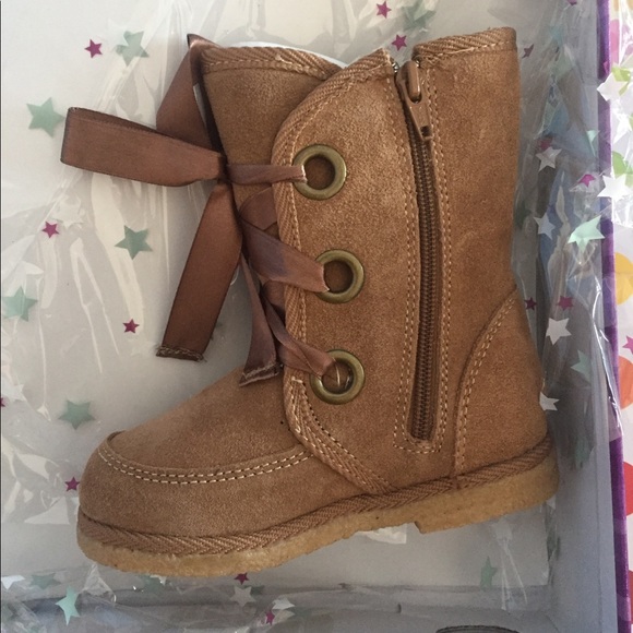 Pediped NEW in Box light brown boots US 7.5-8 - Picture 6 of 12